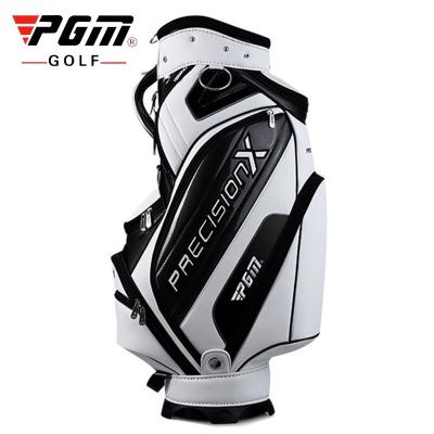 China Standard PGM Golf Bag PU Leather Golf Bags Large Capacity Package Hold A Full Set Clubs Cover With Hard Shells D0079 for sale