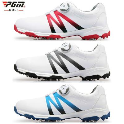 China Active Sports PGM Golf Shoes For Men Super Sport Leather Shoes Waterproof Breathable for sale