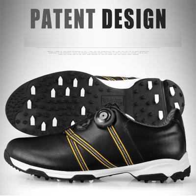 China EVA Men Antiskid Training Sports Tennis Shoes First Lay Patent Sneackers Leather Mesh Lining Breathable Button Buckle for sale