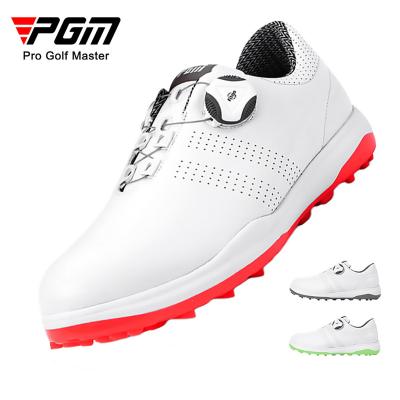 China Soft sole sports golf shoes lacing anti-skid/waterproof/fast/PGM women's soft sole golf shoes light weight for sale