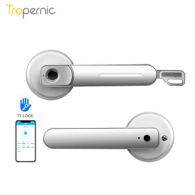 China Ttlock Ferreteria Cerradura Inteligente Guangdong Zinc Alloy Electric Portable Hardware Digital Fingerprint Smart Door Lock for sale