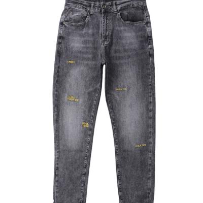 China High Street Breathable Personal Fashion Summer 2021 Custom Colored Men Jeans for sale