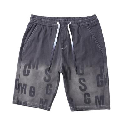 China K2815 High Standard Anti-wrinkle Custom Cropped Letter Printed Men Dry Cooling Shorts for sale