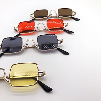 China Fashion Sunglasses Metal Square Frame Punk Polarized Oversized River Optical Men Women Luxury Glass Sun Glasses UV400 2021 for sale