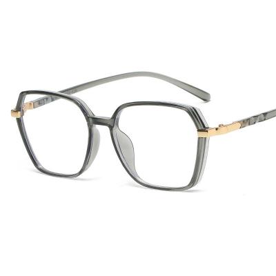 China Polygon Blue Light Polygon Frames Optical Glass Clips Wooden Men's Chain Glasses Eyeglasses Frames Flexible Frames for sale