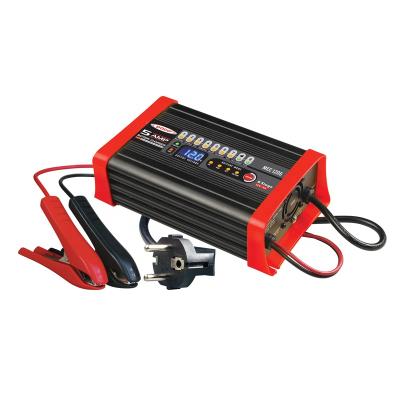 China Whole Sale 250VAC OEM Car Battery Charger MEC 12V 5A 70Ah Portable Charger For Lead Acid Batteries for sale