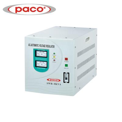 China SVC AVR 8kva 230v single phase automatic voltage regulator with overheating high temperature protection for sale