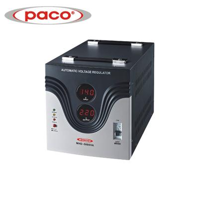 China SVC PACO LIGAO 220v 110V 5000VA Automatic Voltage Stabilizer / Regulator For Home Appliance for sale