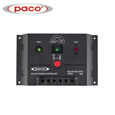 China 12V/24V 10A Charger Controller PWM- Solar Charge Controller Solar Panel with USB for sale