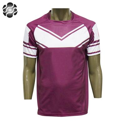 China Rugby T-shirt free design anti-pilling unisex custom size sublimated club rugby tank tops for sale