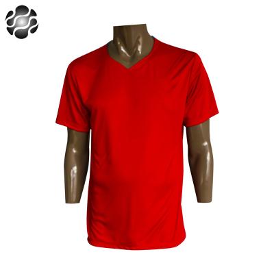 China Wholesale Cheap Anti Shrink Fabric Mens Sports Use T Shirt In The Gym Red Quick Dry T Shirt For Men for sale