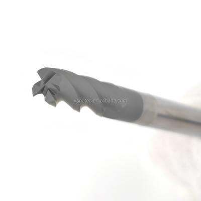 China Solid Carbide Endmill Corner Solid Carbide Endmill Corner Milling Cutters Radius Tungsten Carbide End Mill Diamond Coating Endmill for sale