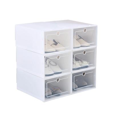 China Wholesale Viable Container Storage Box Clear Plastic Shoe Storage Boxes Stackable Shoes Box Acrylic Storage for sale