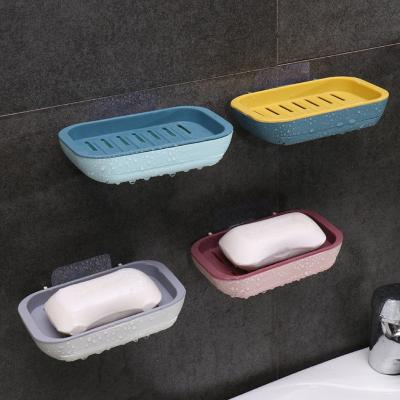 China Wholesale Price Popular Plastic Soap Box Bathroom Storage Box For Soaps Soap Box Wall Mounted Plastic for sale