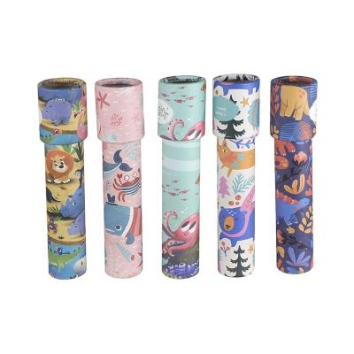 China Wholesale Magic Kaleidoscope Classic Toys Colorful Wooden Kaleidoscope For Kids Magic Telescope Toy 23.5*18*20cm for sale