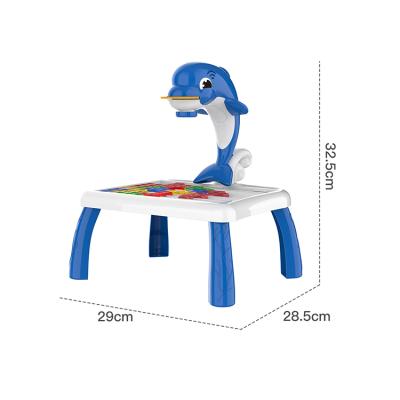 China Drawing Board Drawing Toy Projection Painting Toys Machine Amazon Projector Children's Toys Intelligent Drawing Board Kids For Children for sale