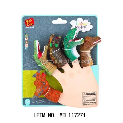 China Wholesale Latest Design Kids Gift Toys Realistic Dinosaur Finger Puppet Toy MTL117271 for sale