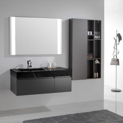 China Simple modern black bathroom cabinet MT-8808 for sale