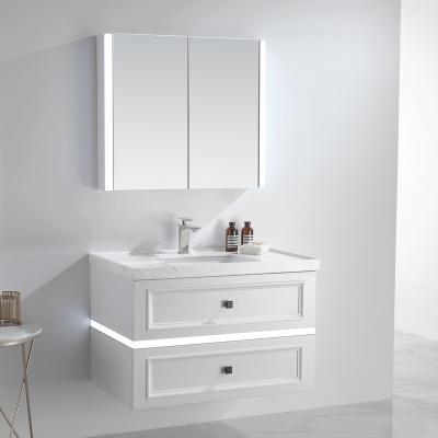 China Durable Exquisite Bathroom Cabinets With Mirror Cabinet MT-8801 for sale