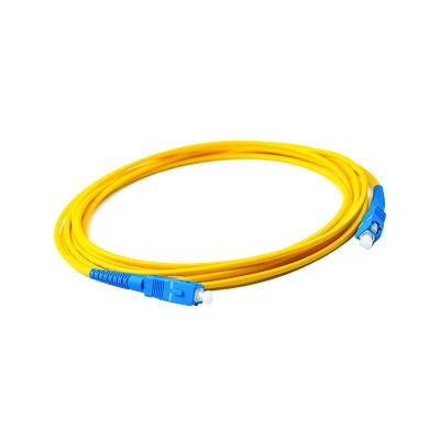 China Optische vezelapparatuur SC UPC Optische vezelpatchcord voor snelle optische vezelverbinding Te koop