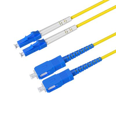 China Optische Faserverbindung Optische Faser Patchcord SC UPC LC UPC mit 5 zu verkaufen