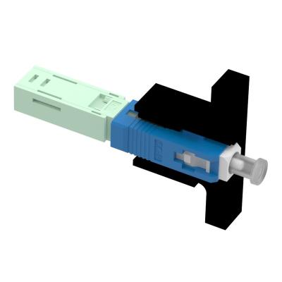 중국 심플렉스 SC 광섬유 빠른 커넥터 UPC 드롭 케이블 FTTH 필드 어셈블리를 위해 닦은 판매용