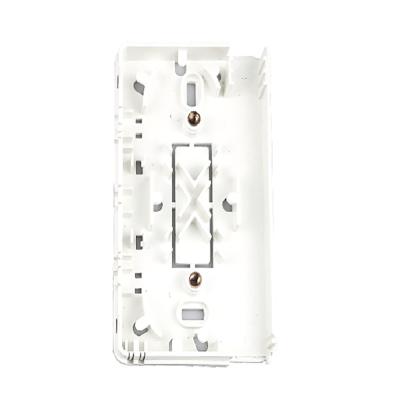 China ABS 2-Cores Fibra Óptica de Plástico Faceplate Socket Panel para rede FTTX interior à venda