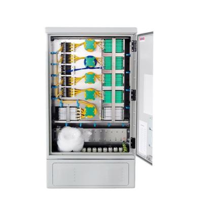 Chine 576 Cabinet de distribution de fibres optiques de capacité centrale pour réseau extérieur en fibre optique et FTTH à vendre