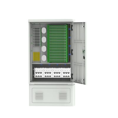 Chine Cabinet de distribution de fibres extérieures en gris FDC 288A ip65 FTTH SMC avec garantie de 10 ans à vendre