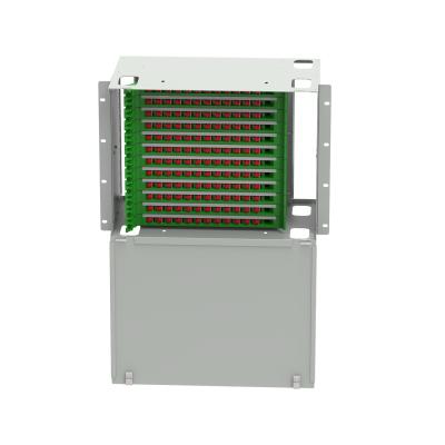 China 144 Portos FC Tipo Fibra Óptica Patchpanel de Distribuição para Quadro de Distribuição Subóptica à venda