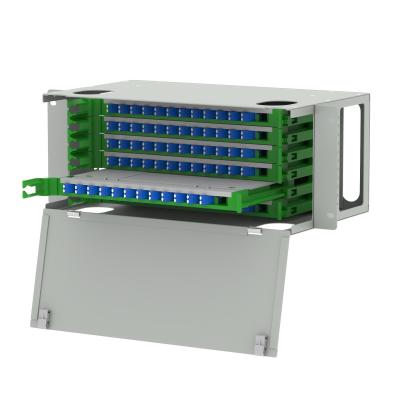 China Sub Optic Distribution Frame for LC Type 72 Port Fiber Distribution Panel ODN Network for sale