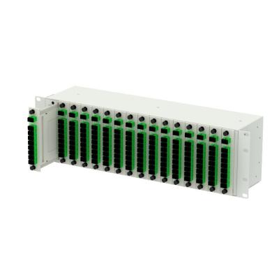 China 16 Slots Cassette Type Standard Splitter Sub-Rack voor netwerk in FTTH Racks Enclosure Te koop