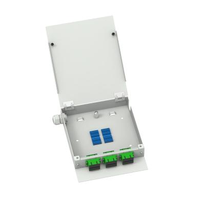 China 4 Core Plastic Fiber Optic Faceplate Socket Panel voor FTTH-netwerken in de binnenruimte 5- Hangzhou Te koop