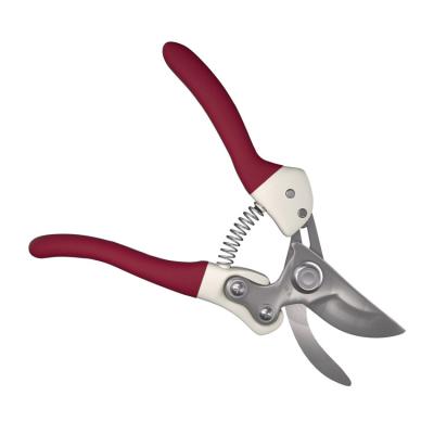 China Professional Anti-Slip Stainless Steel Plant Best Sharp Handle Garden Secateurs for sale