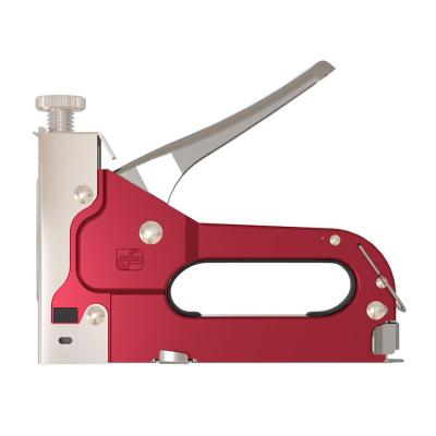 China Best Price Push Heavy Duty Red 2 In 1 Staple Gun Manual For Wood for sale