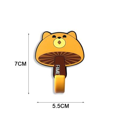 China Durable Creative Multifunctional Home Wall Mounted Cute Cartoon Strong Sticky Hook Design for sale