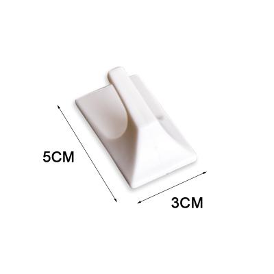 China Durable Wholesale Small Removeable No Damage Non-marking Plastic Wall Mounted Sticky Hooks for sale