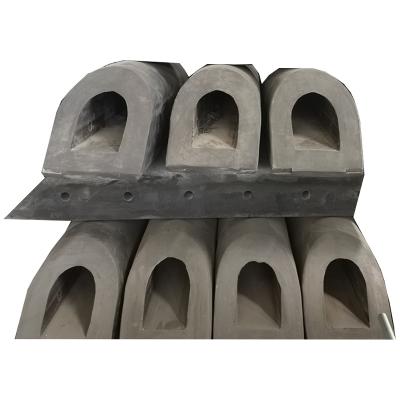 China Dock / Boat Pad D Type Rubber Fender And Rubber Bumper For Dock And Extruded Marine Boat for sale