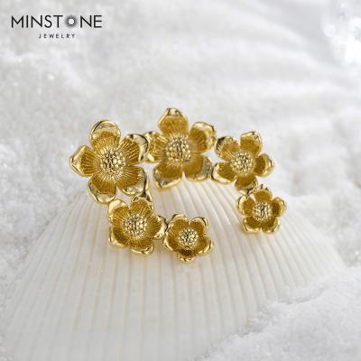 China 2022 NEW MINSTONE TRENDY JEWELRY 14K real gold plated kids and adults fashion earrings for sale