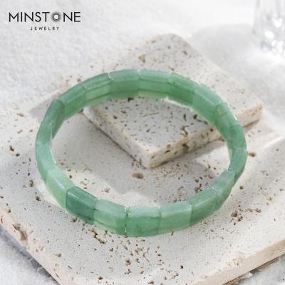 China 2022 Romantic New High Quality Natural Green Aventurine Hypoallergenic For Women Bracelet Handmade Victorian Jewelry Memorial Jewelry for sale