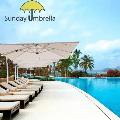 China Wholesale High Quality Traditional Sunday Umbrella Garden Sunshade Large Heavy Duty Outdoor Patio Umbrellas for sale