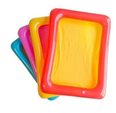 China pvc tray for kids play sand tray for kids 60*45cm for sale