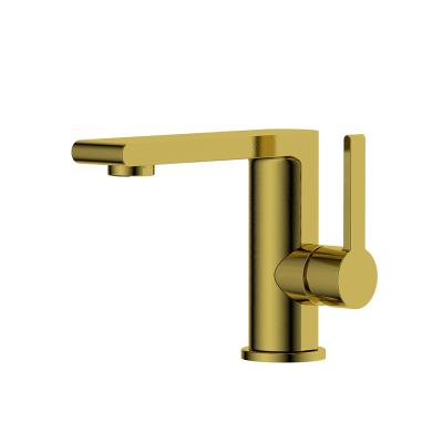 China High Quality Round&Square Single Lever Design Mixer Taps Basin Hole Manufacturer Single Metered Bathroom Solution Brass Faucet for sale