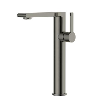 China Metered Faucets Single Hole Basin Mixer Bathroom Faucet Single Lever Basin Manufacturer Deck Mounted Mixer High Quality for sale