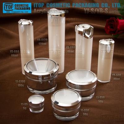 China Skin Care Products Master Cosmetics Packaging High End Quality OEM Service Provided Double Layers Cosmetic Bottle And Jar for sale