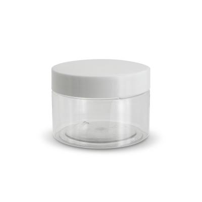 China Body Scrub TJ-AE120 4oz Skin Care Container In PET Material With Customizable Screw Cap Plastic Or Aluminum Color for sale