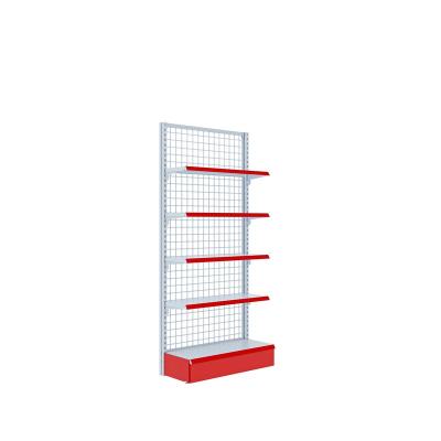 China Supermarket Single Sided Shelf/Multifunctional Back Mesh Style High Quality Pharmacy Stationery Grocery Store for sale