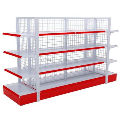 China Equipment Single Sided Gondola Supermarket Display Shelving Shelving For Salet Supermarket Light Duty Shelf for sale