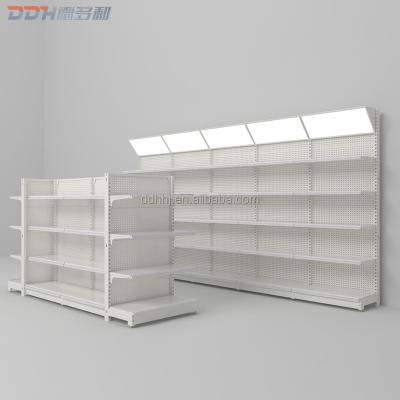 China Double Sided Cost Effective Picks Grocery Shelving Retail Store Supermarket Shelves Gondola Rack With Good Price for sale