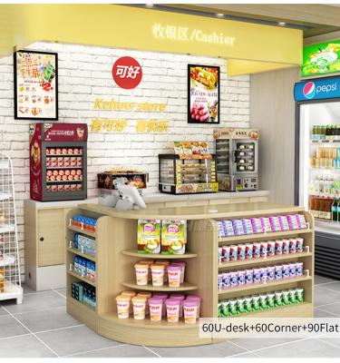 China Mall Open For Business Supermarket Stainless Steel Checkout Counter Electric Cash Desk Cashier For Shop for sale